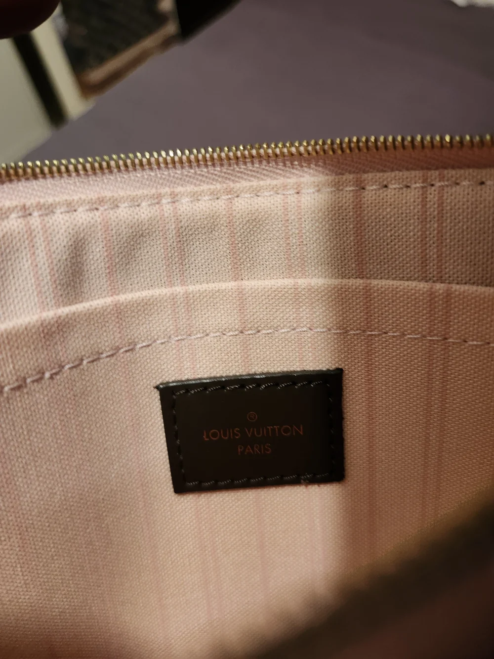 Louis Vuitton removable zipped pouch (pochette)
